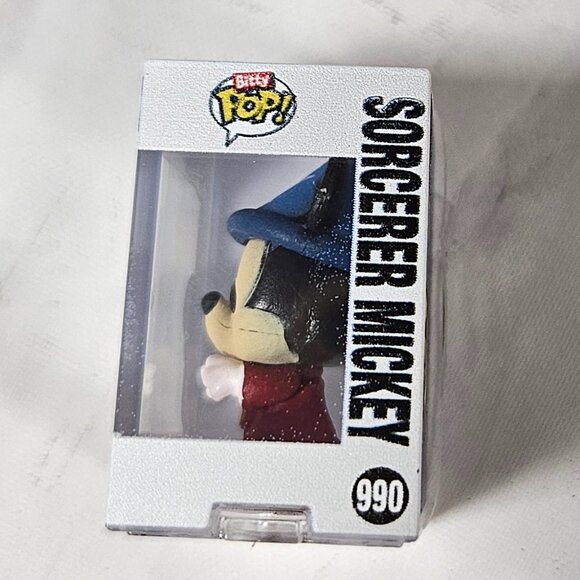 Bitty Pop Sorcerer Mickey #990 Vinyl Figures Disney Funko - Picture 2 of 7